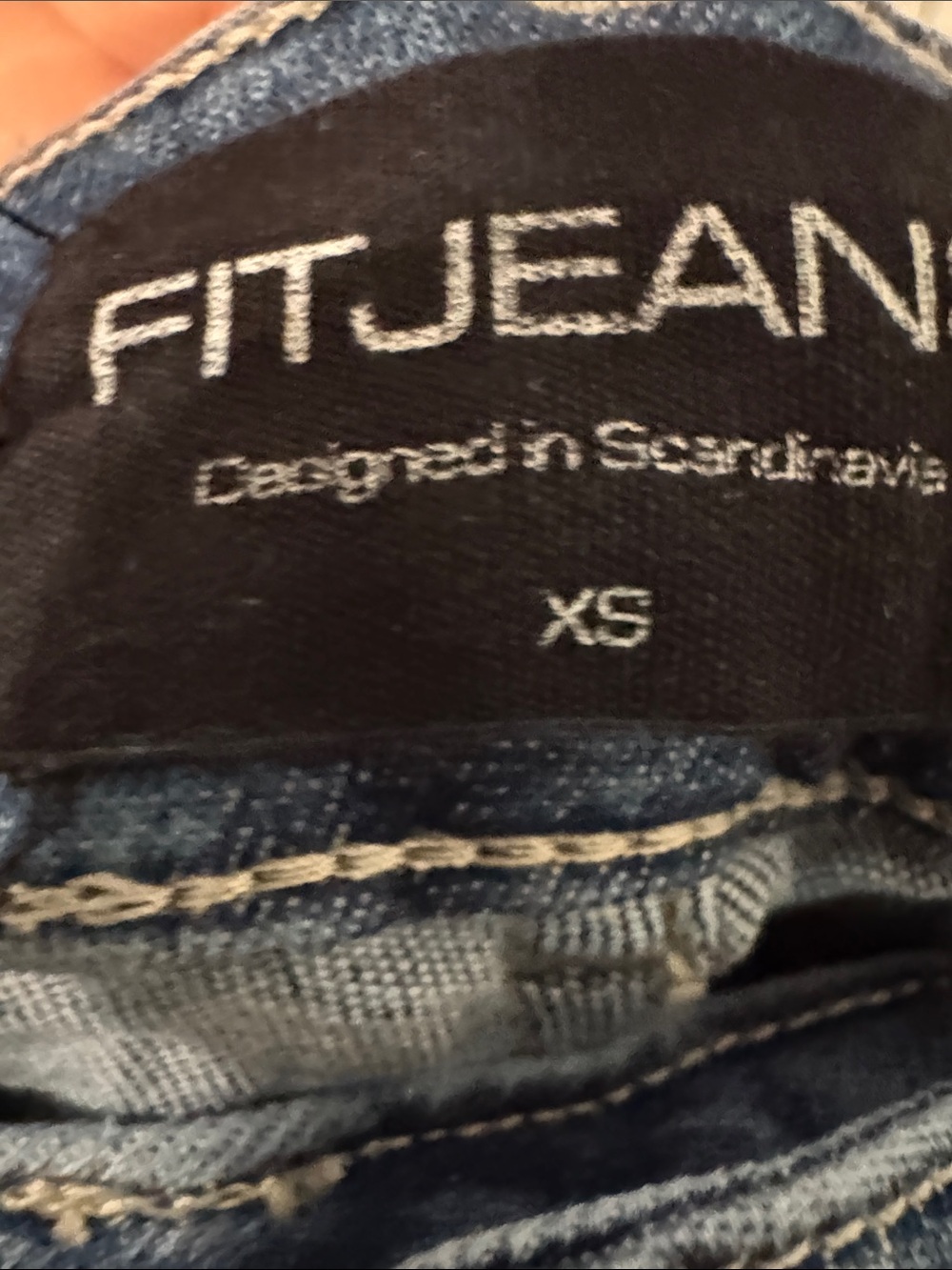 FITJEANS Dark Blue High-Rise Flare Jeans XS - Picture 7 of 7